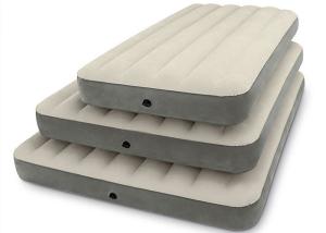 Quality Wear Resistance Twin Size Inflatable Air Mattress Flocked PVC Material wholesale