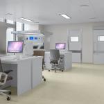 Clean Room Vinyl Flooring Anti Static , Commercial PVC Vinyl Sheet Flooring Roll