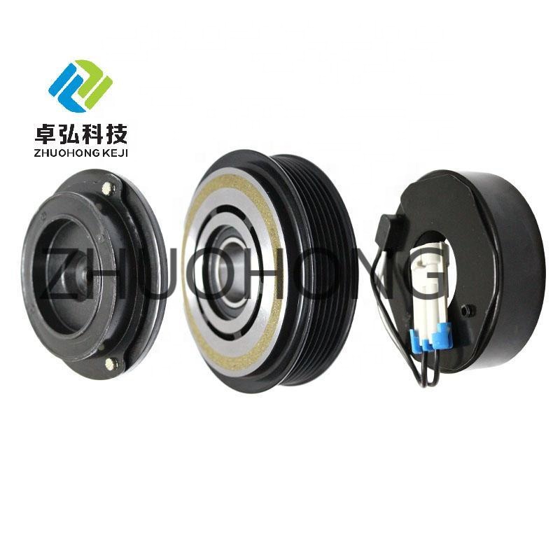 Auto AC Compressor Pulley Clutch Kit 6PK 125MM 12V For Chevrolet EPICA 2006-2016