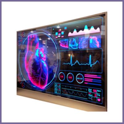 Cheap Ultra Thin Clear OLED Display Intelligent For Indoor Advertising for sale