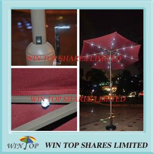 Quality 2.7m Garden LED Market Umbrella for Outdoor Use wholesale