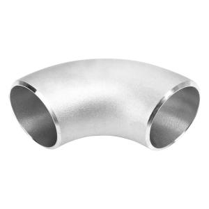 China Butt Welding Elbow Astm B16.9 Titanium Alloy Pipe Fittings 90 Degree Titanium Elbow on sale