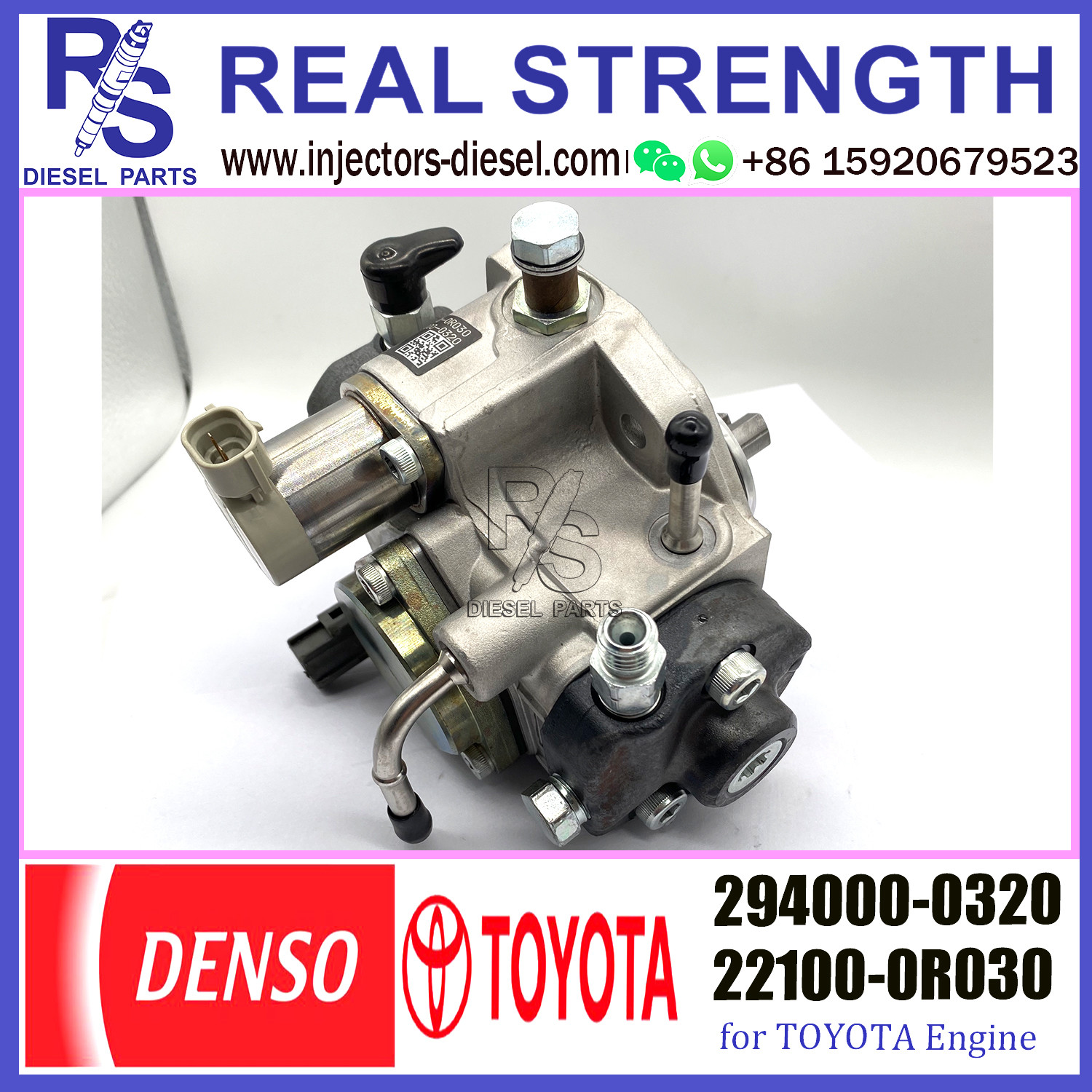 DENSO PUMP 294000-0320 Diesel Fuel HP3 pump 294000-0320 22100-0R030 23670-0R030 for TOYOTA Lexus