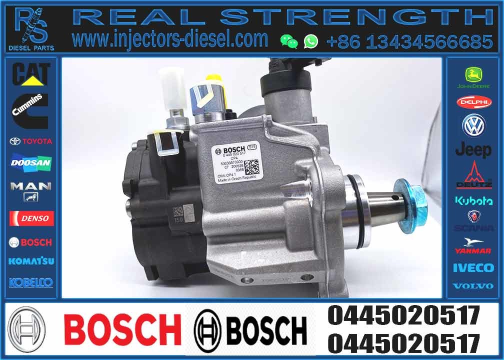 New Diesel Fuel 0445020517 System Part Fuel Common Rail Injection Pump 5303387 0445020517 For Cummins Isf 3.8 Engine