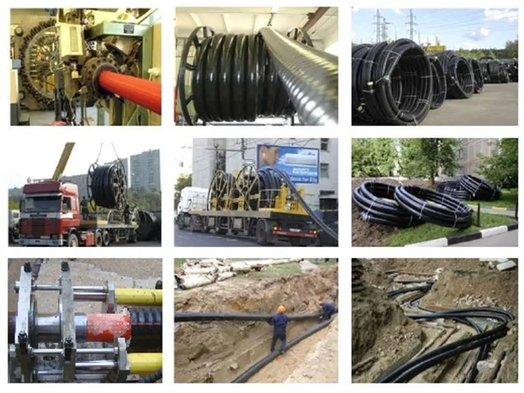 High-Efficiency Continuous Pert Flexible Insulated Pipe Production Line