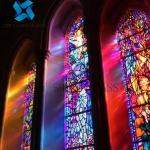 Luxury Tempered Church Stained Glass 3mm-22mm For Church Domes