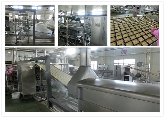 CE ISO SGS Instant Noodle Making Machine , Automatic Noodle Machine Stainless Steel