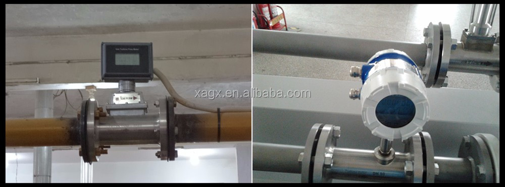 24VDC Diesel Fuel / Oil / Water Turbine Flow Meter fluid-meter.com