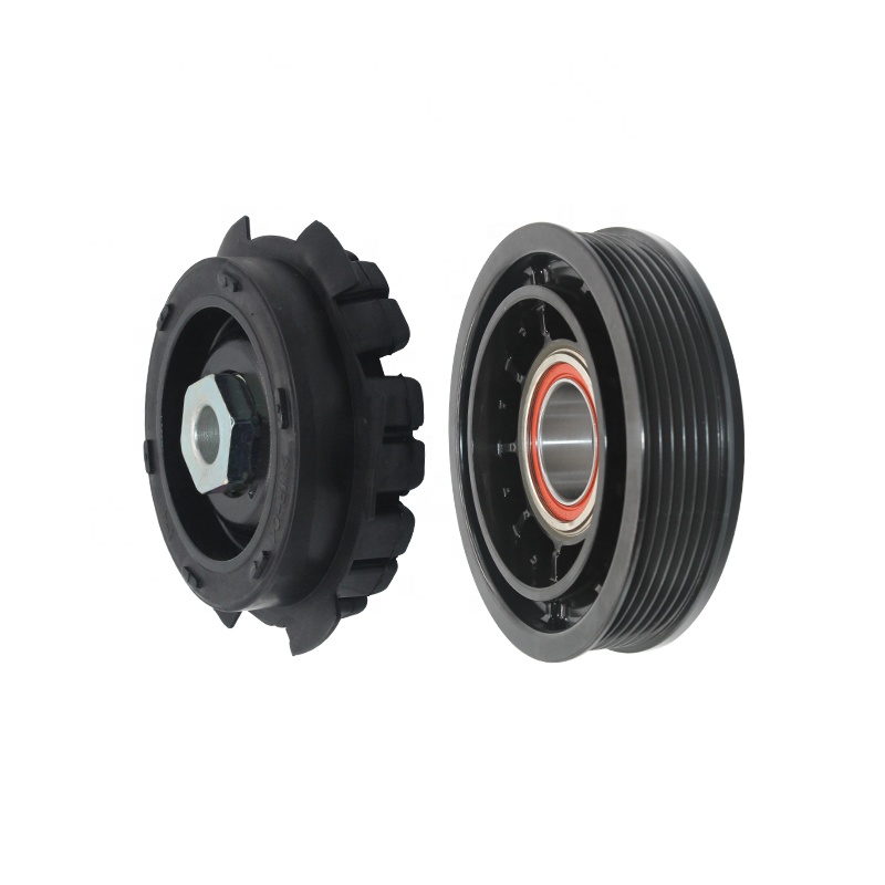 A5 Car Fitment Audi 7E0820803D 7E0820803F AC Compressor Pulley Clutch Kit 6PK 130MM 12V