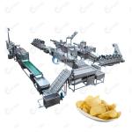 CE 2000kg/h Frozen French Fries Production Line Potato Chip Making Machine