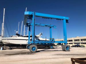 Quality Marine Travel Lift 500 Ton Boat Hoist Crane For Sale wholesale