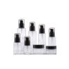 Buy cheap Transparent Frosted Empty Cosmetic Pump Bottle 100Ml With Duckbill Lid from wholesalers
