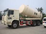 Full Driving 12 Wheel UN Sewage Tanker Truck With Self Dumping System 10m3 To