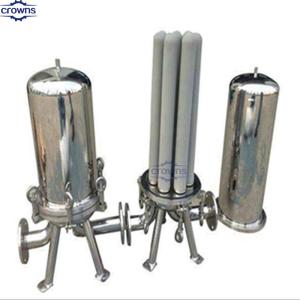 stainless steel 304/316L pleated filter cartridge filter 0.1 micron vessel cartridge filter housing