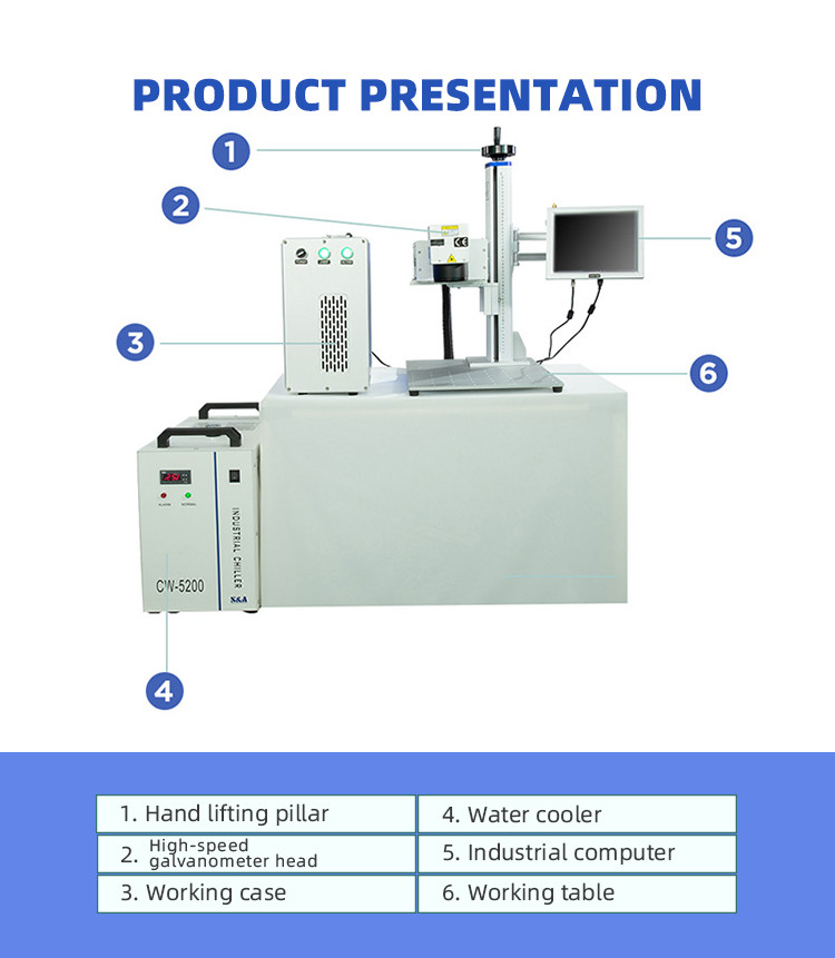 CNC 5W 355nm UV Laser Marking Machine For Cellphone Case