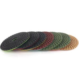 Quality Marble Granite Diamond Resin Wet Polishing Pad For Air Grinder Stone Polisher wholesale