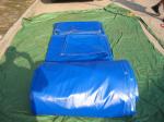 Heat Sealed Seams PVC Tarpaulin Fabric , Thick Waterproof Tarpaulin Covers