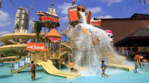 Quality Attractive Aqua Playground Equipment Galle Pirate Theme Water House For Family wholesale