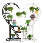 3 tiers metal iron plants stand planter shelf