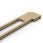 800mm Golden Aluminum Cabinet Long Handles For Wardrobe