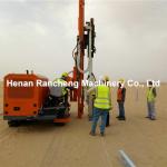 RC260Y Pile Drilling Machine Photovoltaic Crawler Hydraulic Helical Solar Pile