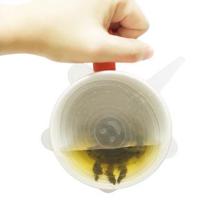 Quality eco-friendly best food cup bowls household cover set kitchen silicone stretch lids wholesale