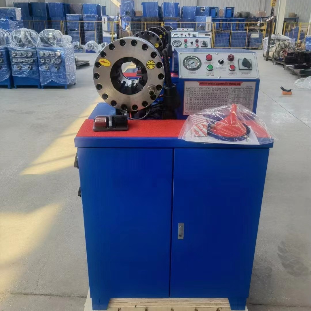 Electric Powered Hydraulic Hose Crimping Machine 31.5MPa For Industrial Use