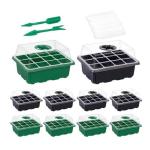 Customized Garden Plant Nursery Tray Pot Grow Germination Starter 12 Cells Plant