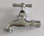 Zinc Handle Brass Bibcock Valve Casting Chrome Plated Brass Faucet