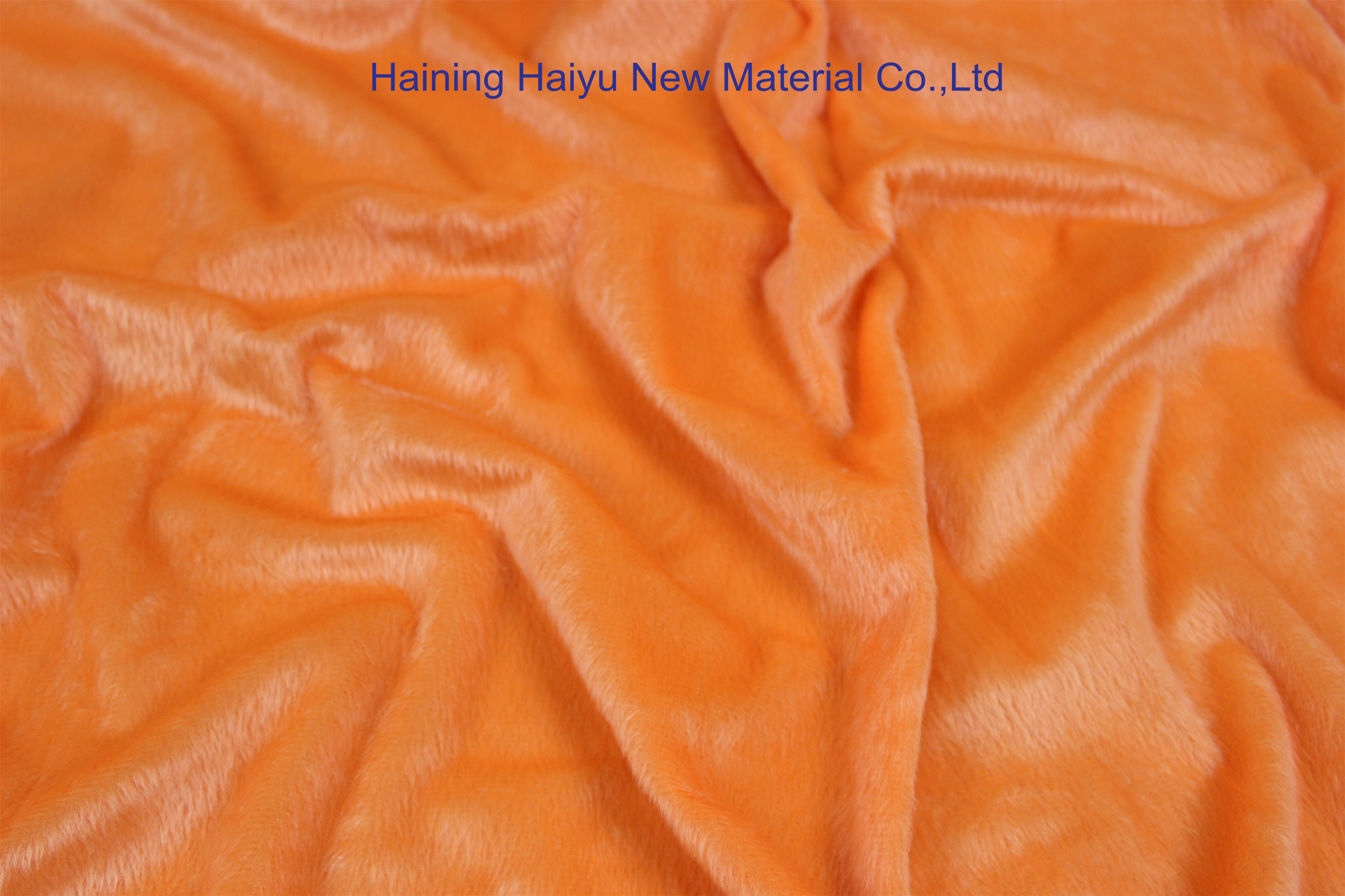 Warm Soft Toy Making Fabric 100% Polyester Minky Fabric 28S Knitted Garment Fabric