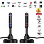 Indoor HDTV Antenna 200 Miles with Amplified Digital Adapter and Customized