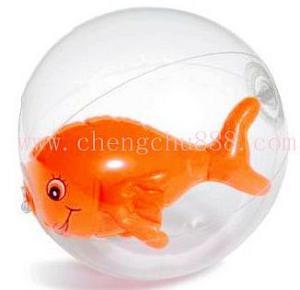 Quality Transparent Inflatable beach ball with fish inside wholesale