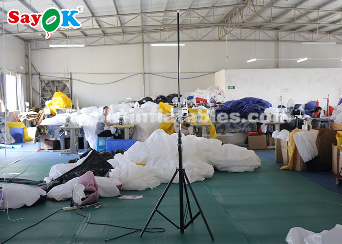 Inflatable Stand Tripod Balloon Lighting Decoration For Street , Backyard