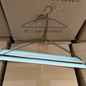 Quality 16 Inch Thin Clothes Hangers , 13.5 Gauge Heavy Duty Metal Clothes Hangers wholesale