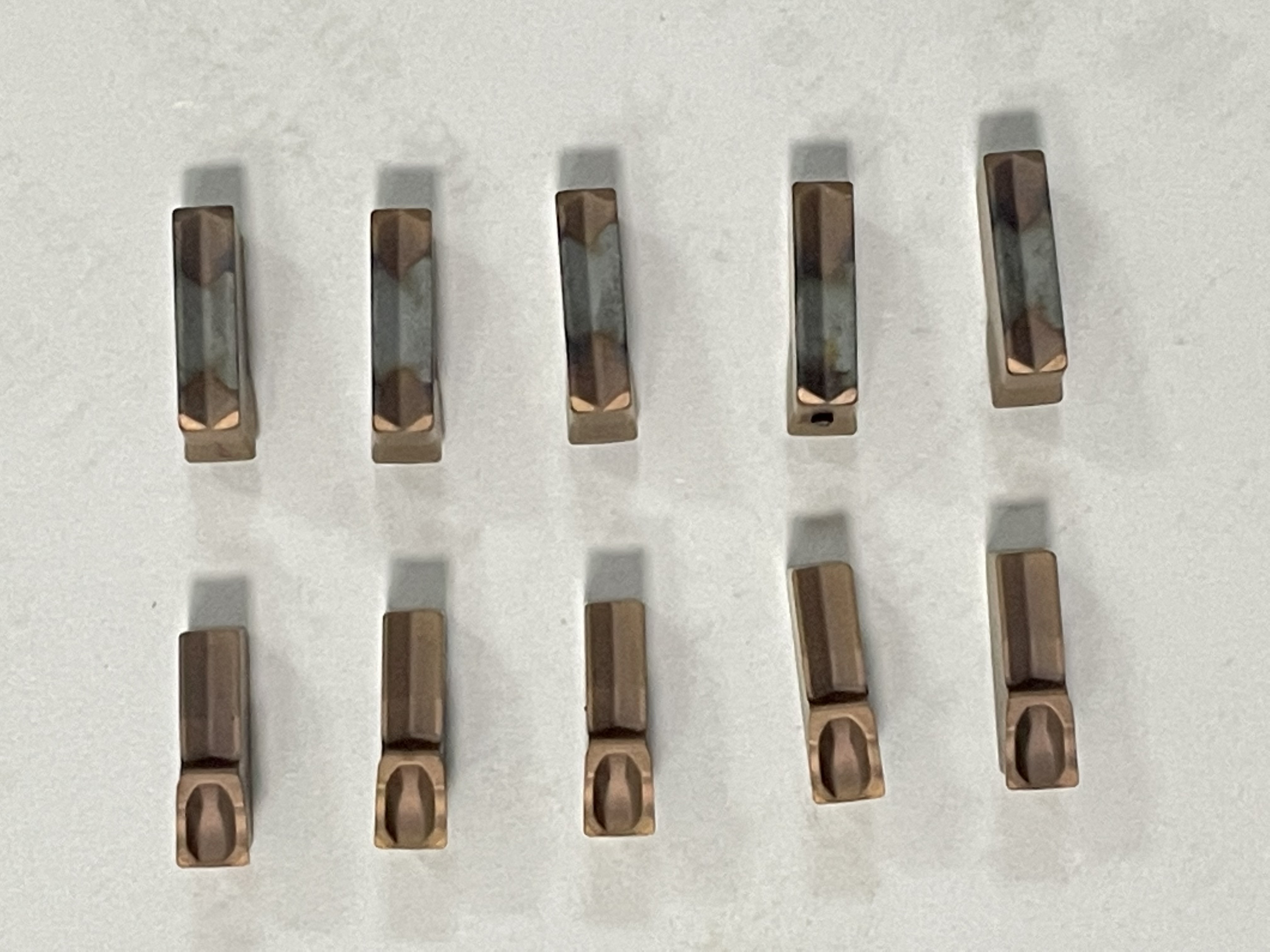 Carbide Parting Coated Carbide Inserts , N151.2 N123 Grooving Tools For Lathe