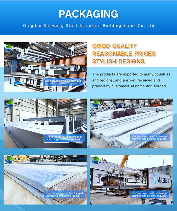 Steel Structure for Prefabricated House Building Metal Customized Construction Steel Structure for Workshop Warehouse