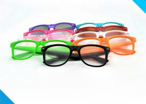 Quality Style Prism Rave Parties Diffraction Glasses , 3d Firework Glasses wholesale