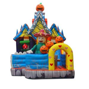 Quality 2020 Colorful PVC Tarpaulin inflatable bouncer Hallowmas baby bouncy house for sale wholesale