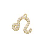 Micro Pave 18K Gold Pendant Diamond CZ Gold Constellation Pendant
