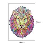 53g Lion Baby Building Blocks Wooden Stacking Jigsaw Animal Interactive Games