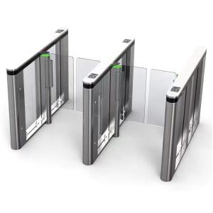 Quality SS304 Servo Motor Control Pedestrian Fastlane Waist High Turnstile wholesale