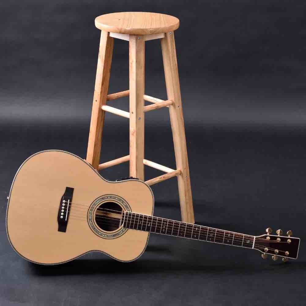 OEM custom guitar, OM28 size Acoustic guitar, solid sitka spruce top, Indian rosewood back and side