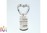 No Distortion Polished 304 Stainless Steel Engraved Keychain