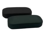 Leather Metal Eyeglass Case Custom Logo Printing