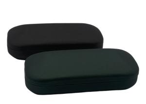 Quality Leather Metal Eyeglass Case Custom Logo Printing wholesale