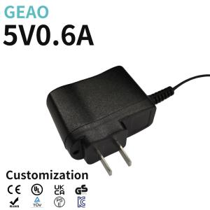 Quality 5V 0.6A Wall Mount Power Adapters Electric Unit VI Efficiency wholesale