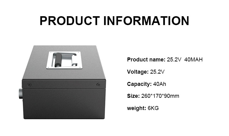 Phosphate Lithium 25.2v Power Pack 18650 Lithium Li Ion Battery