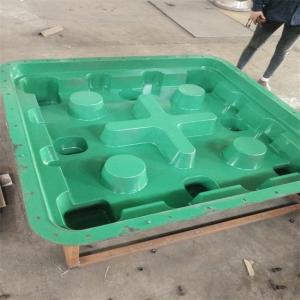 Quality OEM 8000 Shots Roto Molded Plastic Pallets Steel Texture 50L wholesale