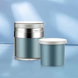 Quality Double Wall Acrylic Refillable Airless Bottle Cream Jars For Cream wholesale