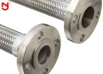 Double Wire Metal Braided Hose Steel Belt Net Both Ends Flange Connector